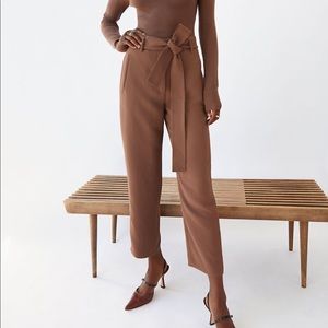 Aritzia Wilfred tie front pant